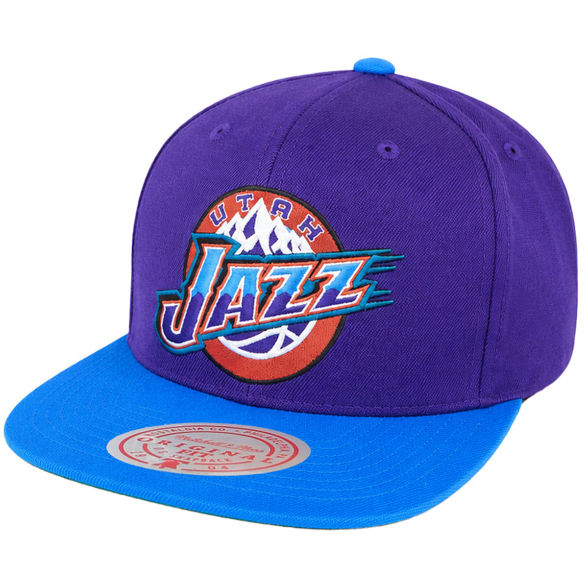 Mitchell & Ness NBA Utah Jazz Wool 2 Tone Purple Cap