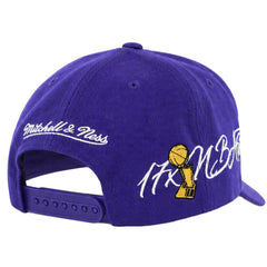 Mitchell & Ness NBA Los Angeles Lakers Champ Wrap Pro Purple Cap