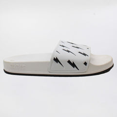 Slydes Tazer Mens White Sliders - Marks