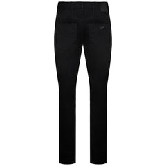 Armani Jeans J06 Slim Fit Mens Black Denim