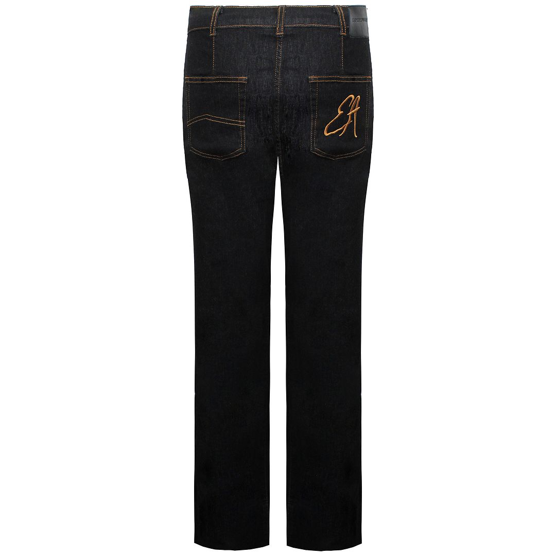 Emporio Armani Low Waist Wide Legs Mens Jeans