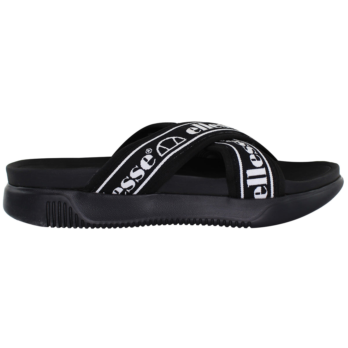 Ellesse Denso Cross Womens Black Sliders