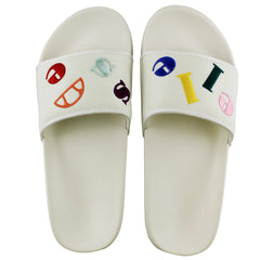 Ellesse Filippo Logo Play Womens Off White Sliders