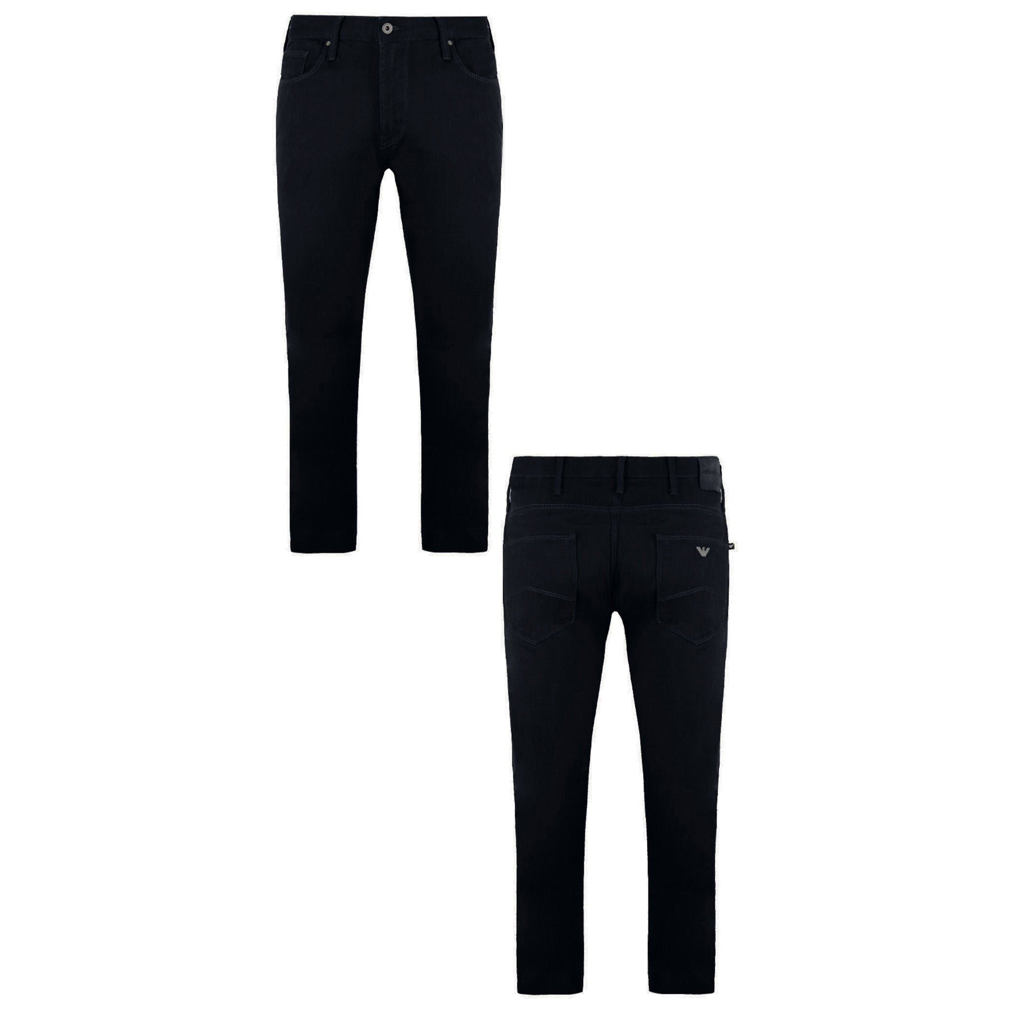 Emporio Armani J06 Slim Fit Mens Black Jeans