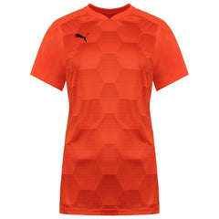 Puma TeamFinal 21 Womens Orange Football Top
