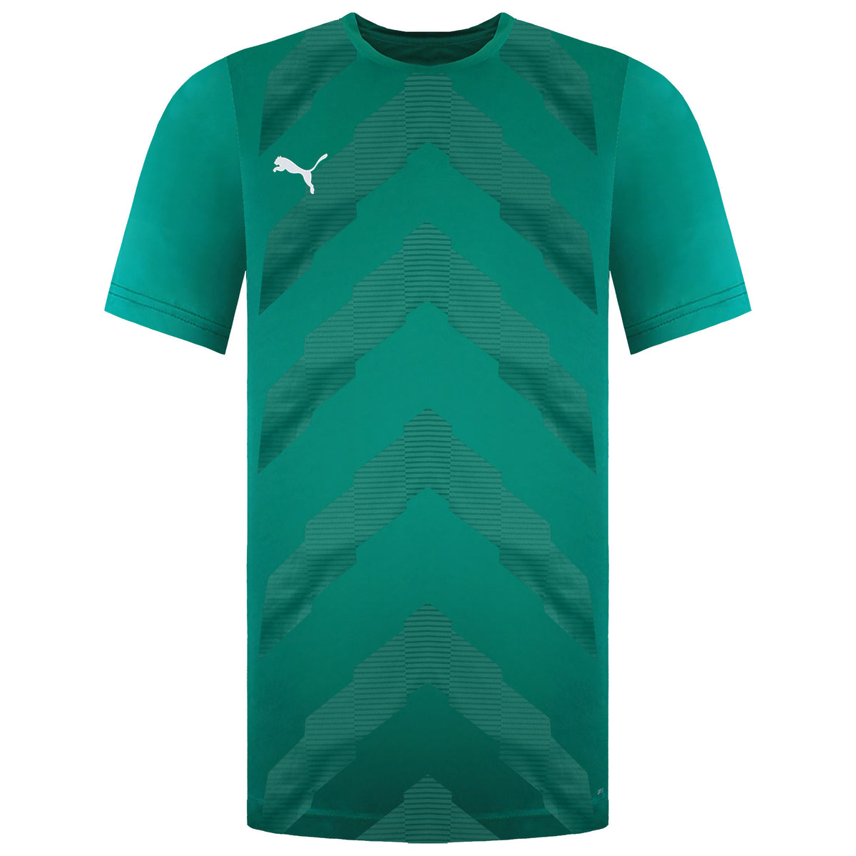 Puma TeamGlory Mens Green Football Top