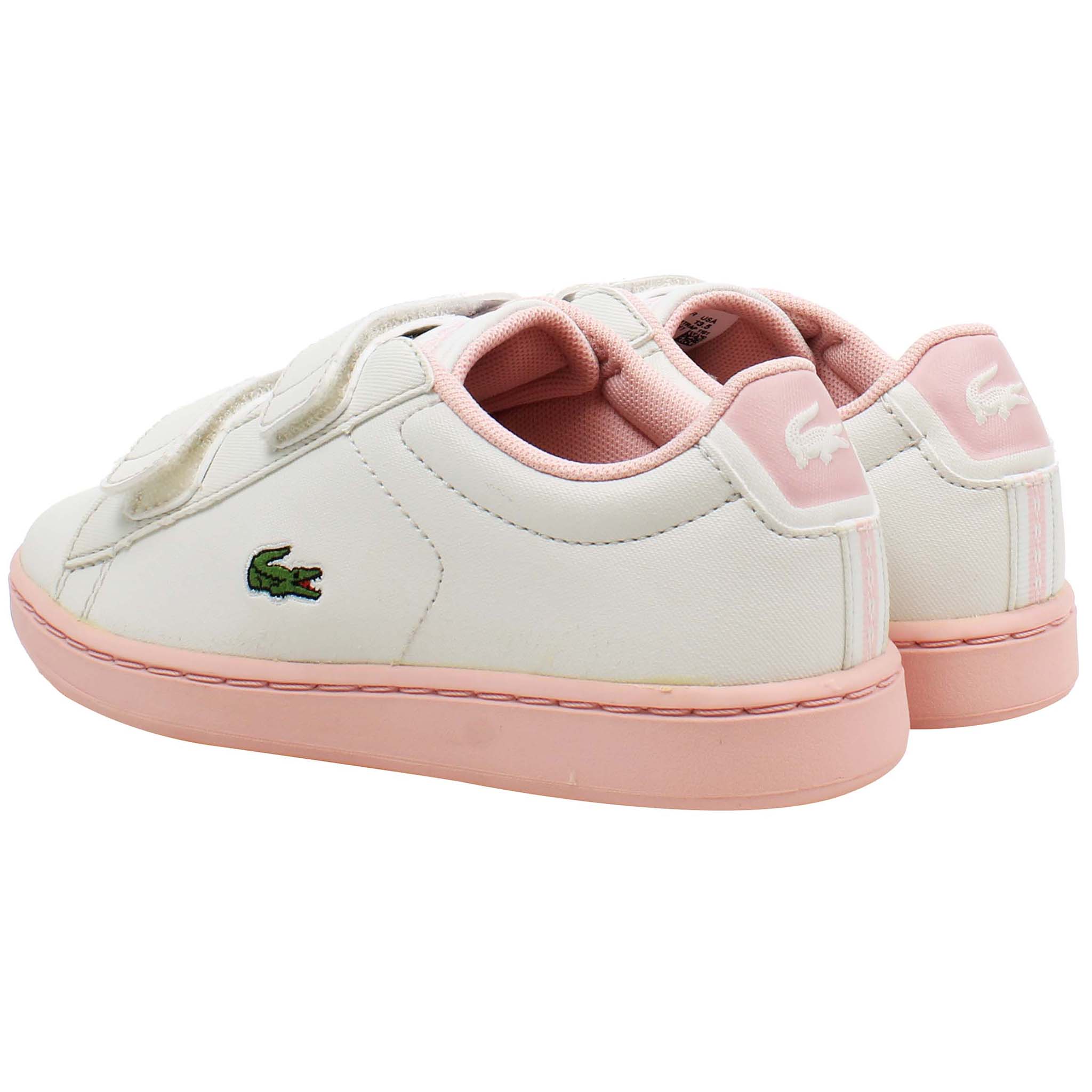 Lacoste Carnaby Evo Kids White Trainers