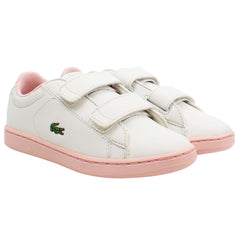 Lacoste Carnaby Evo Kids White Trainers