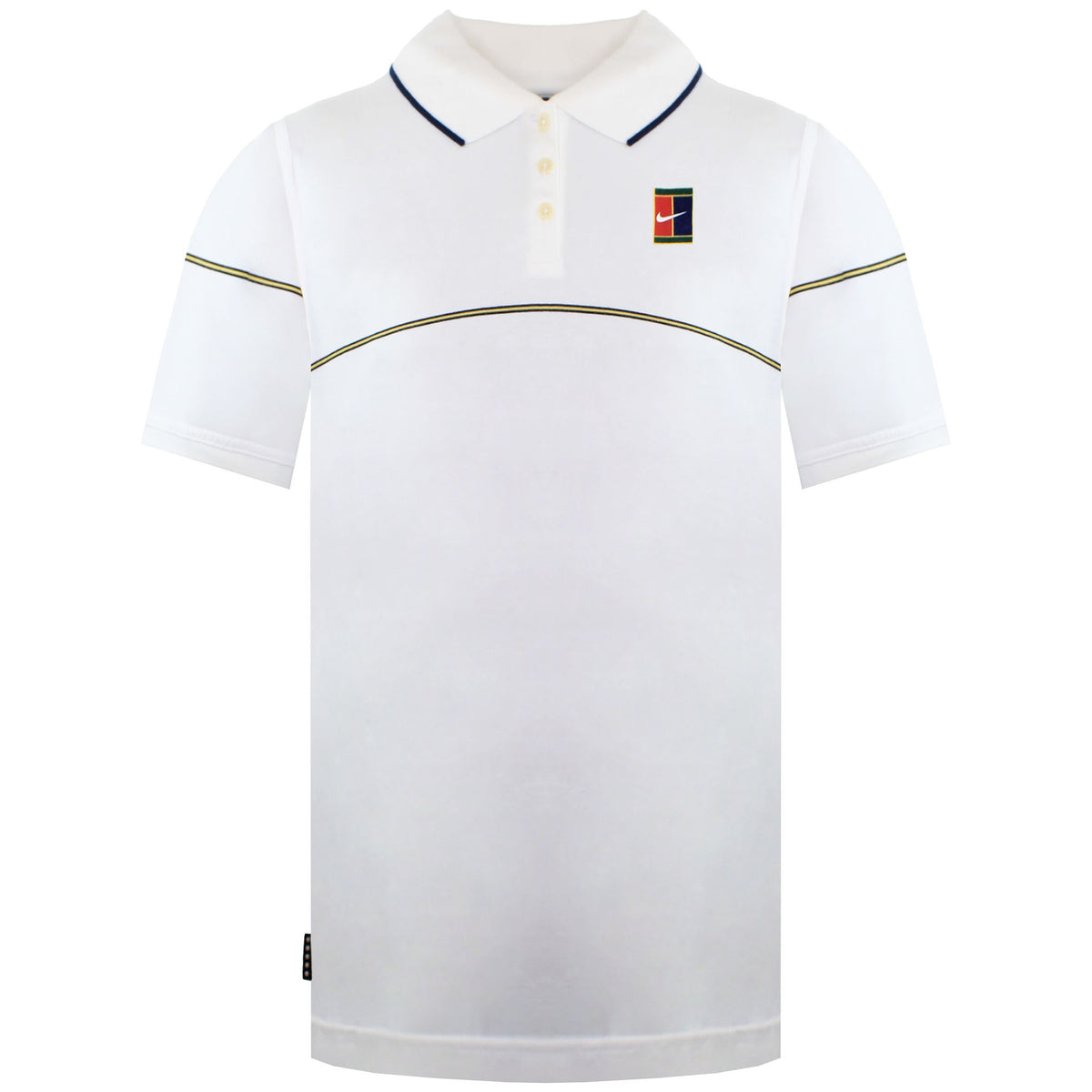 Nike Logo Womens White Polo Shirt