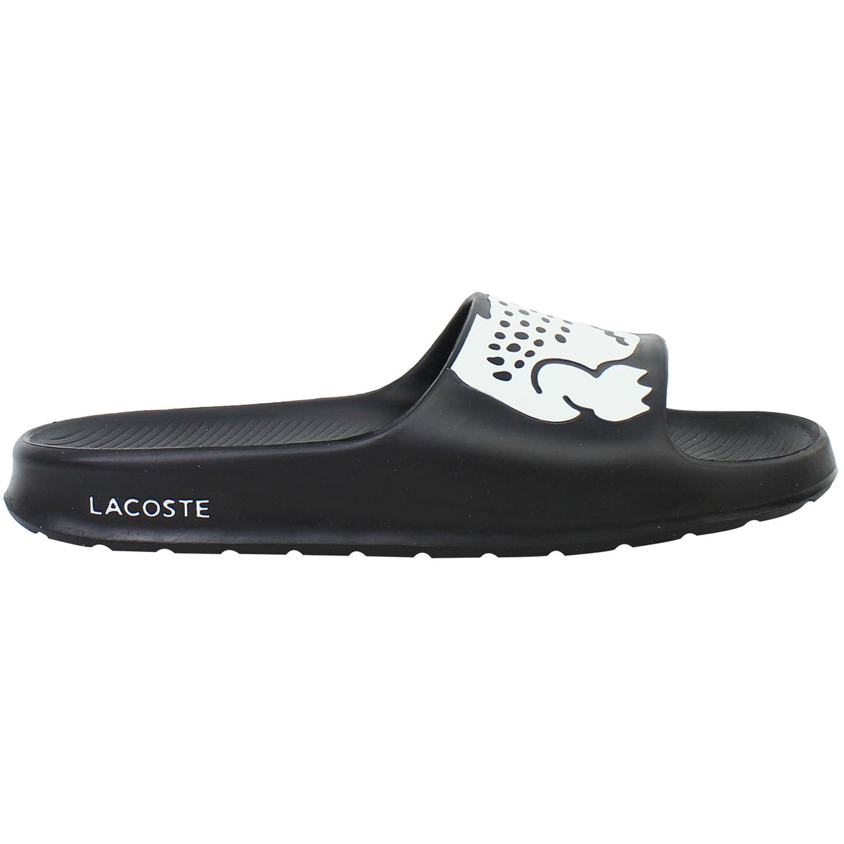 Lacoste Croco 2.0 0721 2 CMA Mens Black Sliders