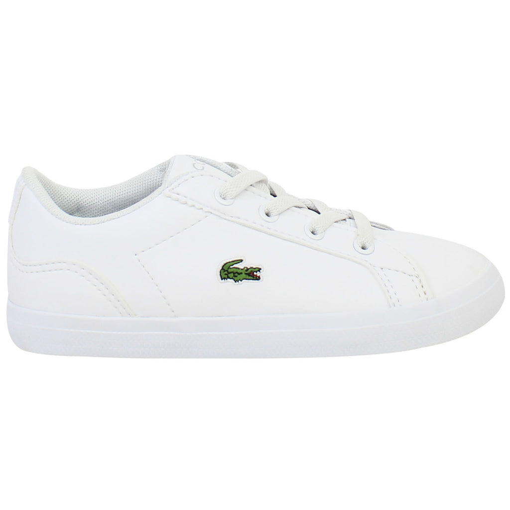 Lacoste Lerond BL 21 1 CUI Kids White Trainers