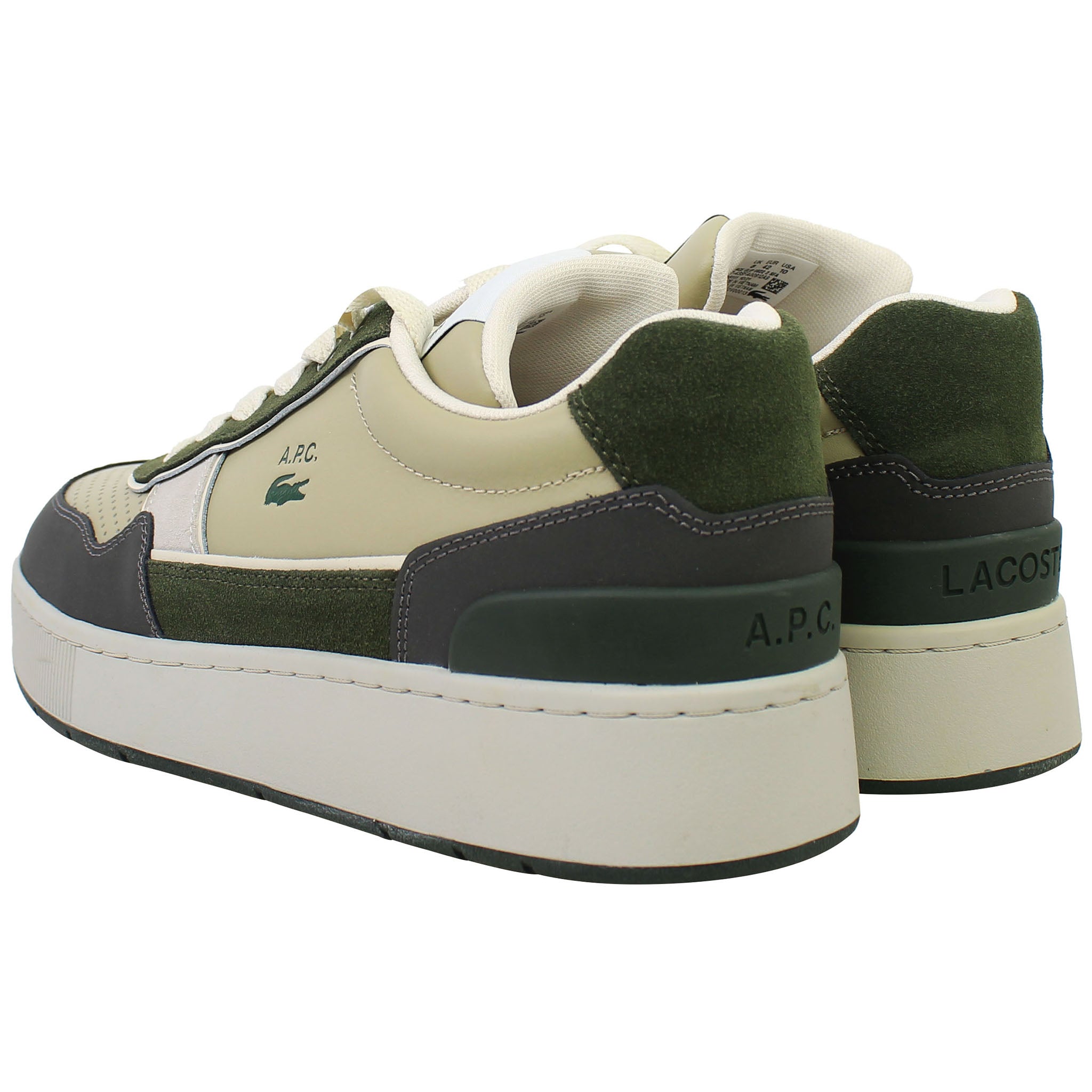 Lacoste Ace Clip 0822 2 SFA Womens Khaki Trainers