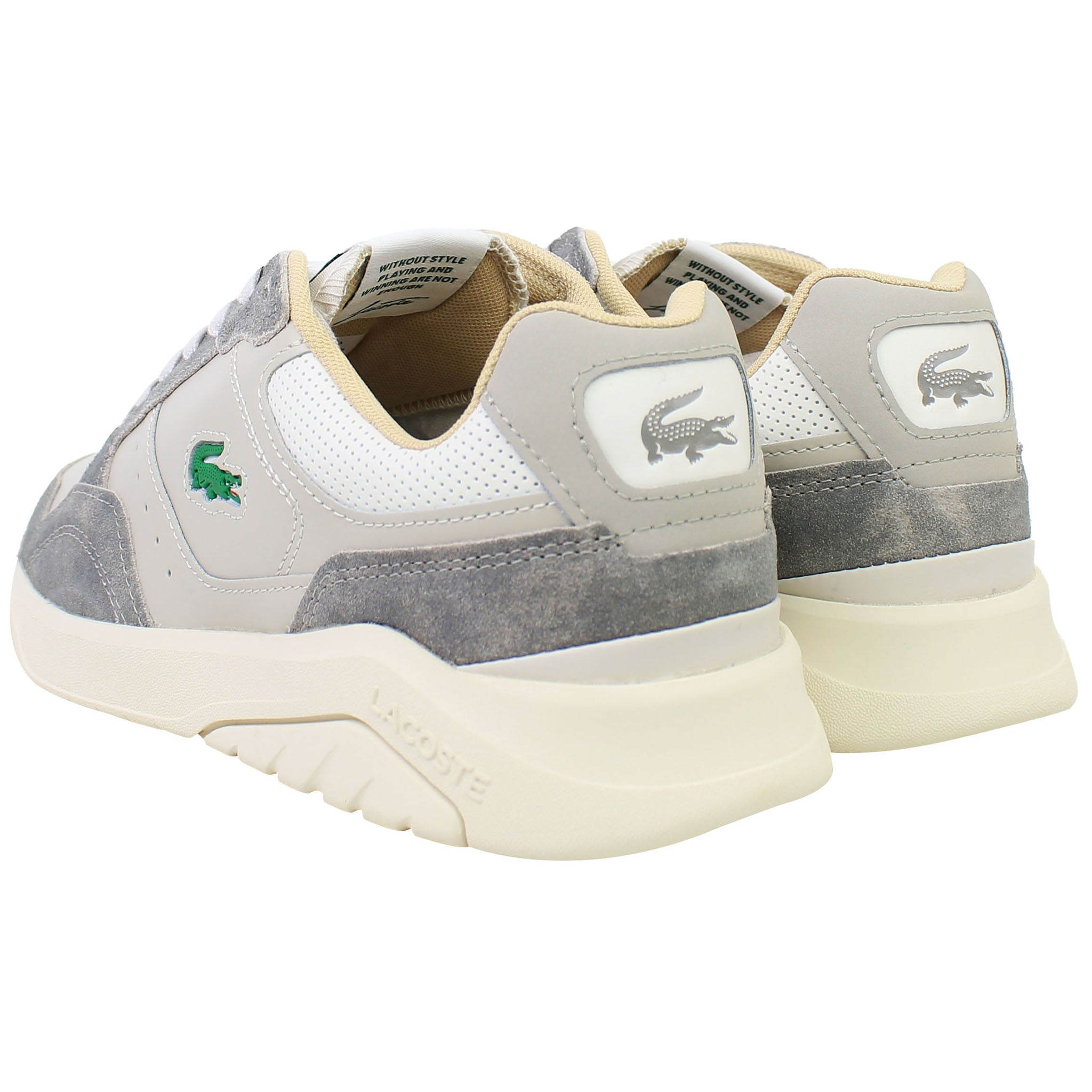 Lacoste Game Advance Luxe 2222 SMA Mens Grey Trainers