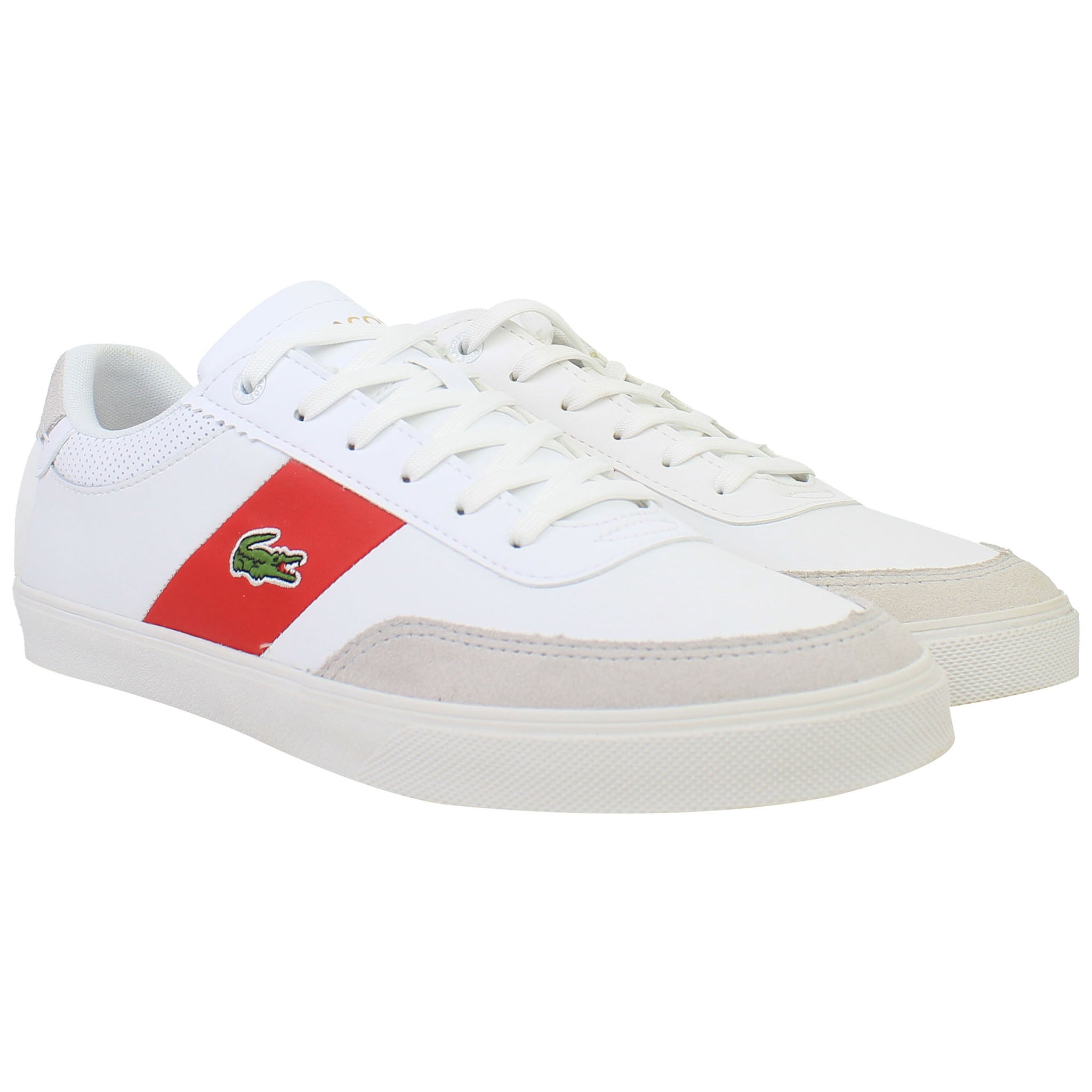 Lacoste Court-Master Pro 2221 SMA Mens White Trainers