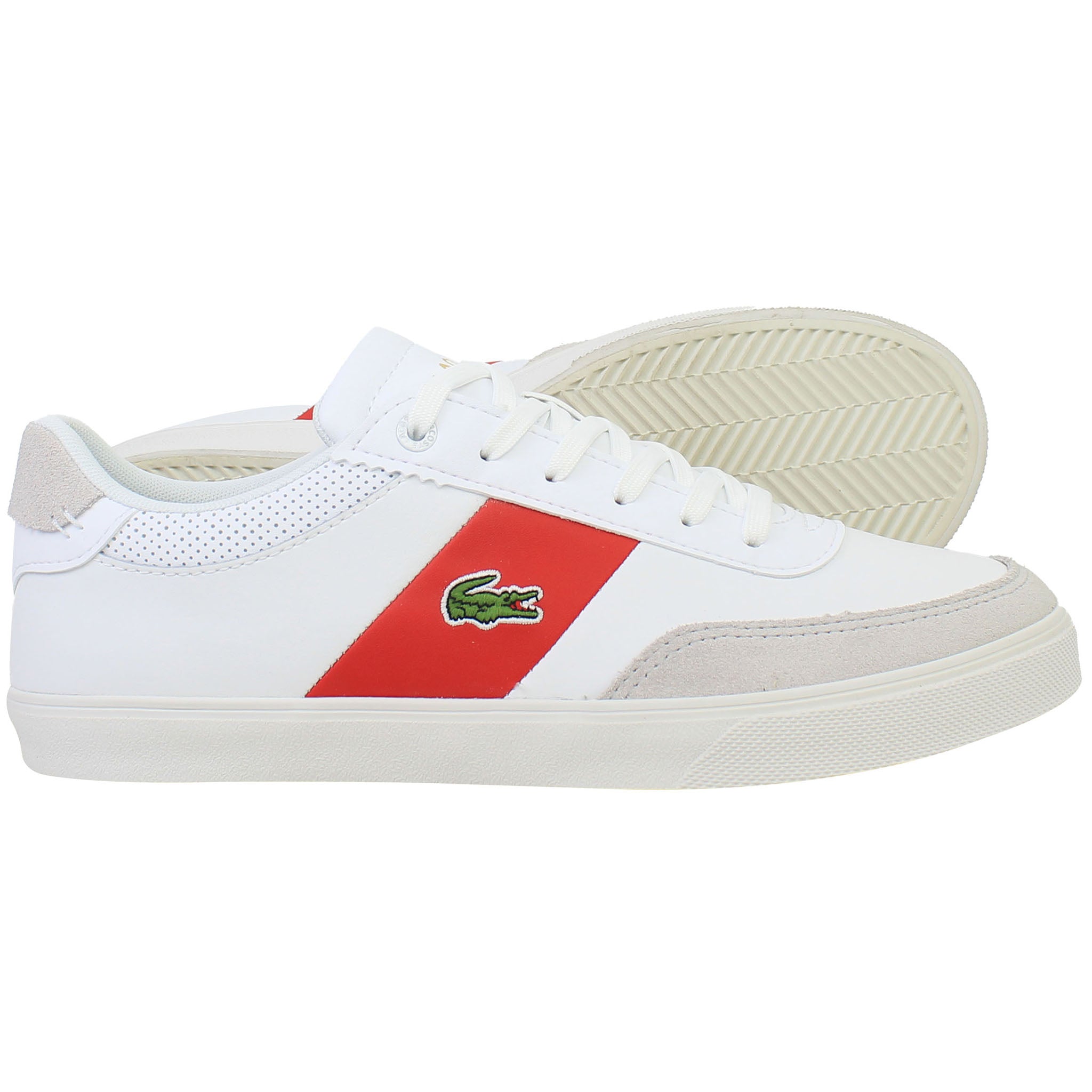 Lacoste Court-Master Pro 2221 SMA Mens White Trainers