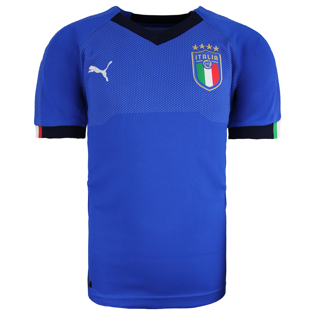 Puma FIGC Italia Home Kids Blue Top