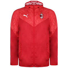 Puma AC Milan 2020-21 Mens Red Warmup Jacket