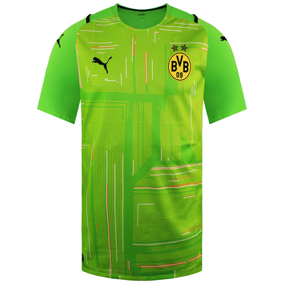 Puma Borussia Dortmund Mens Green Football Top