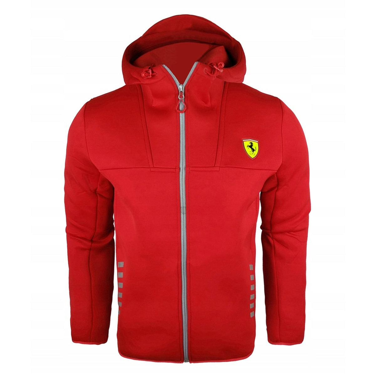 Puma Scuderia Ferrari Formula 1 Long Sleeve Zip Up Red Mens Softshell Jacket 761830 01