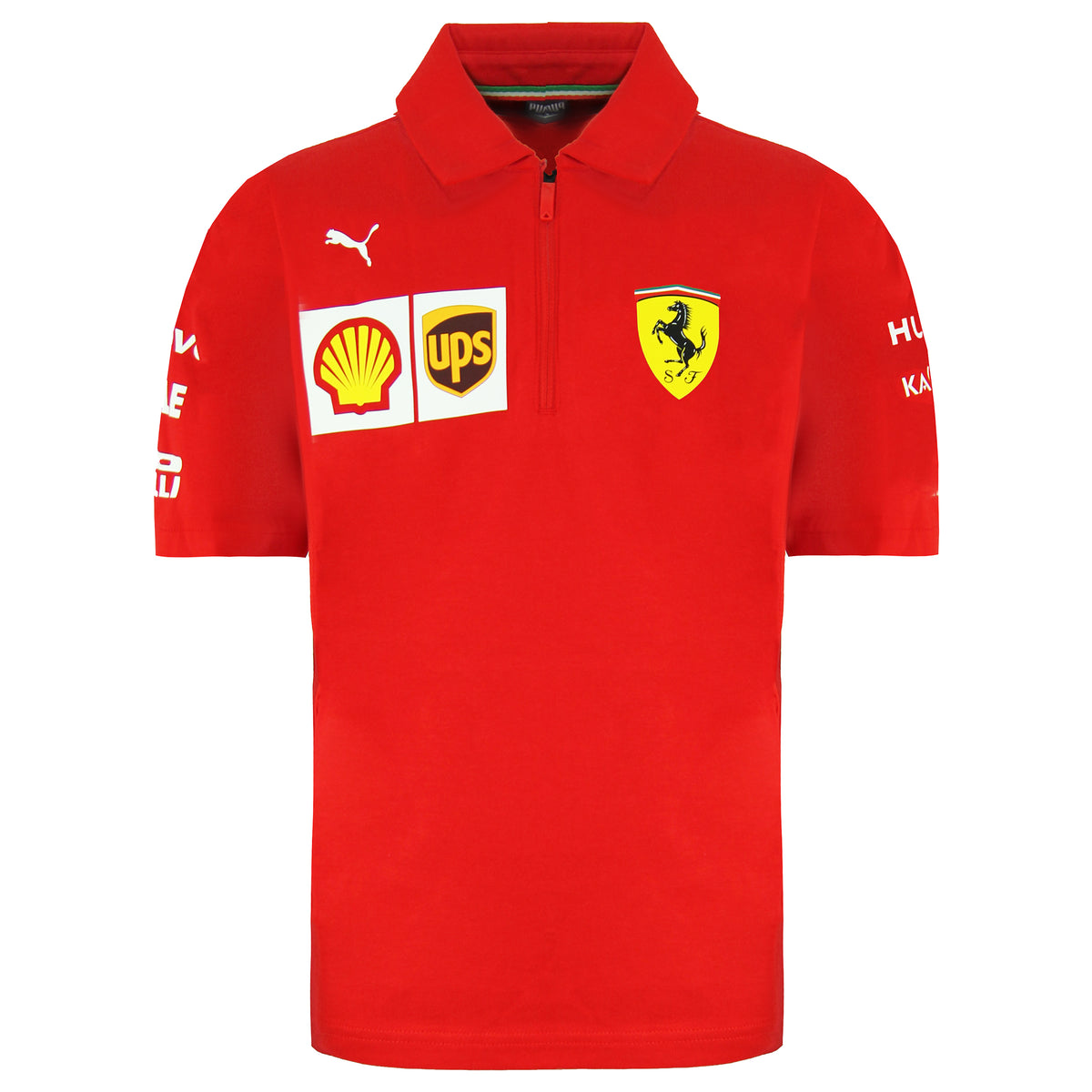 Puma Scuderia Ferrari Kids Red Polo Shirt