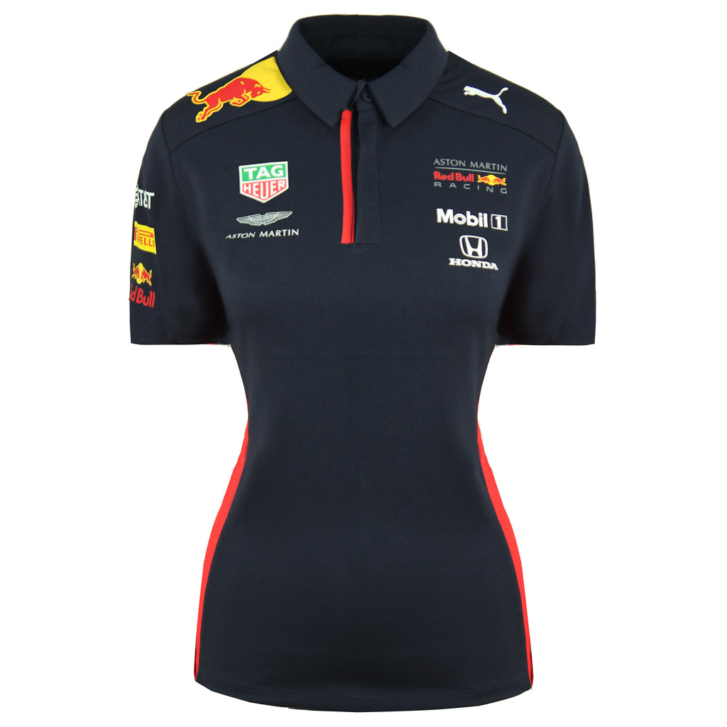 Puma Aston Martin Red Bull Racing Team F1 Womens Polo Shirt