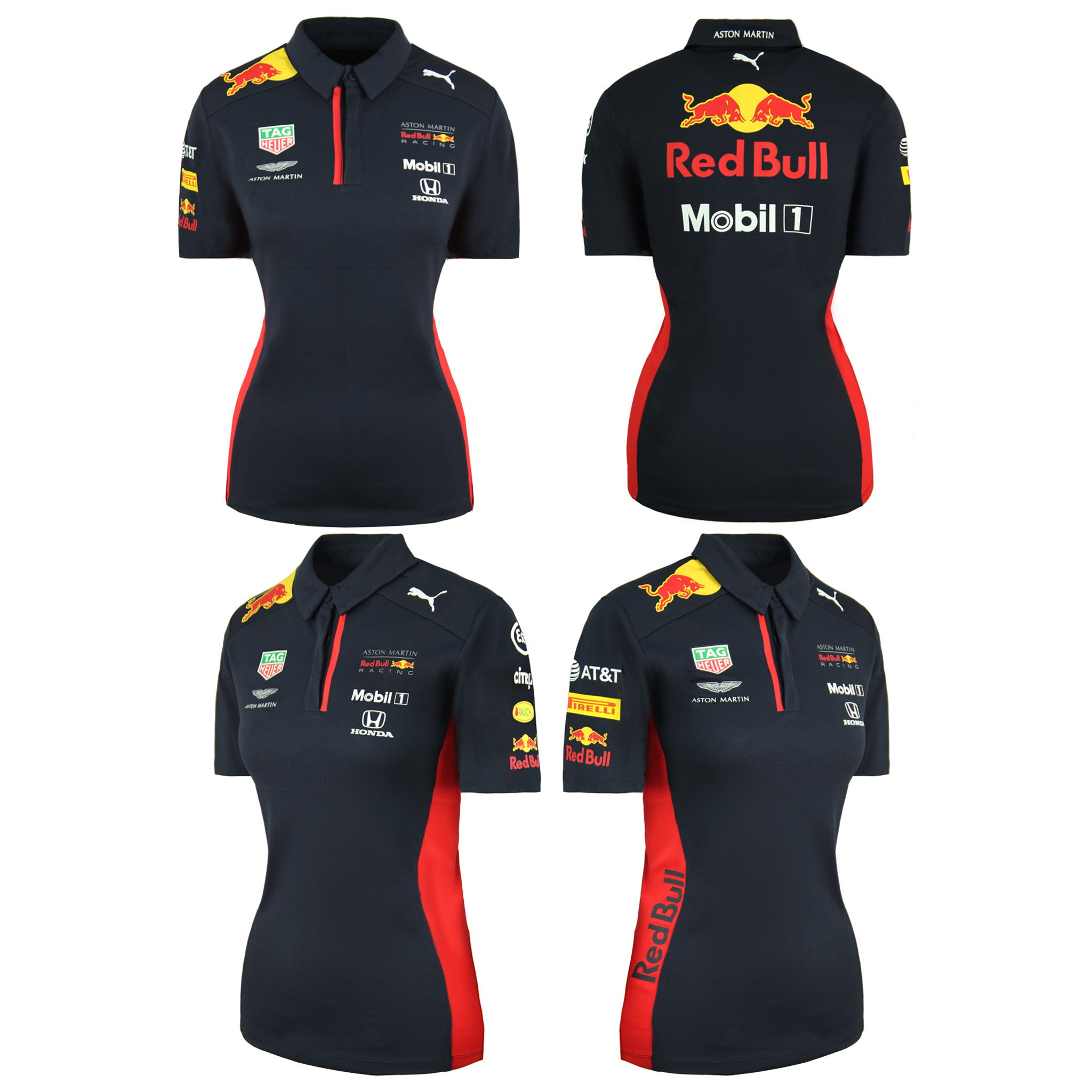 Puma Aston Martin Red Bull Racing Team F1 Womens Polo Shirt