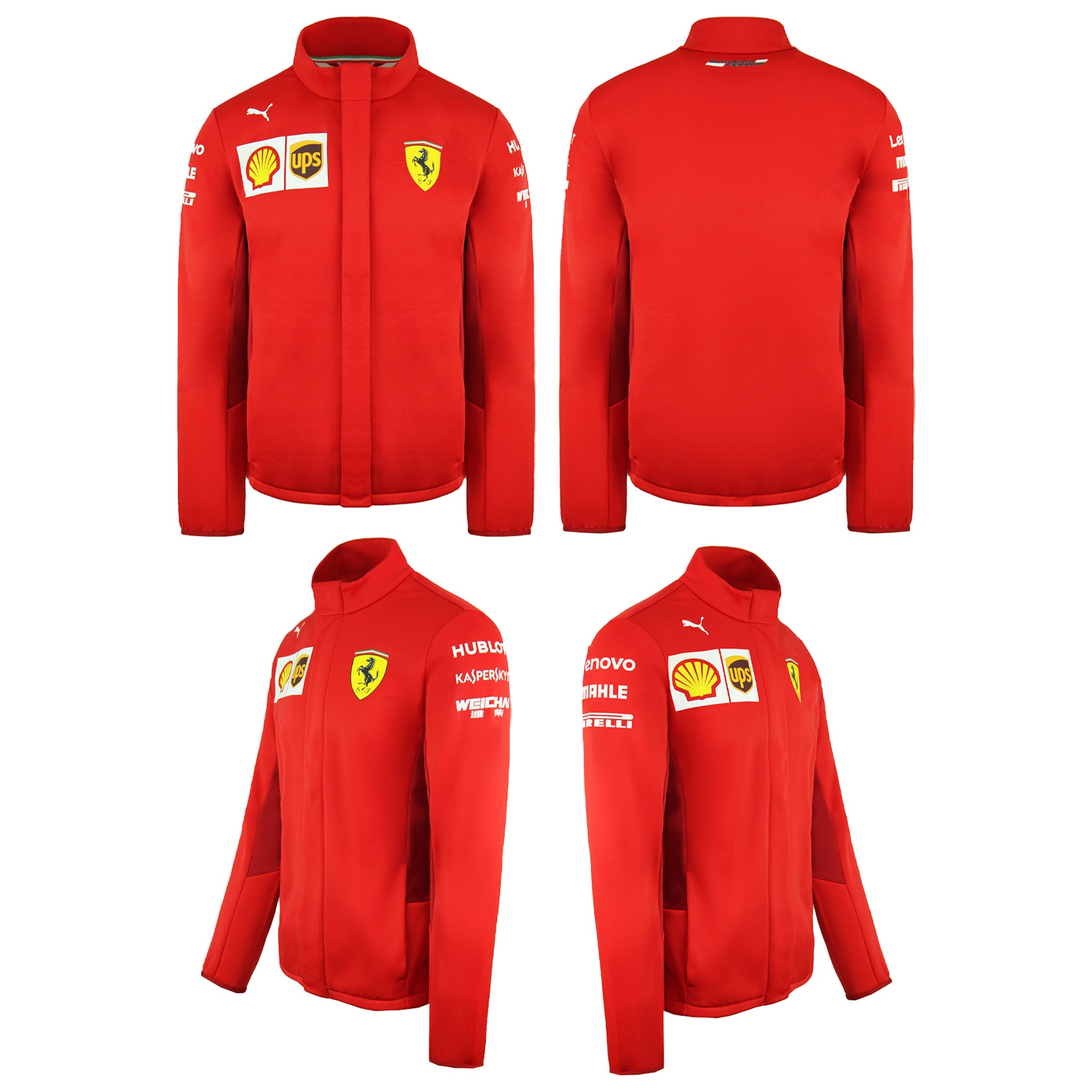 Puma Scuderia Ferrari Red Mens Softshell Jacket