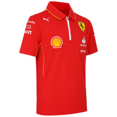 Puma x Scuderia Ferrari Team Kids Red Polo Shirt