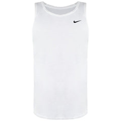 Nike Graphic Logo Round Neck Sleeveless Plain White Mens Vest 769694 100