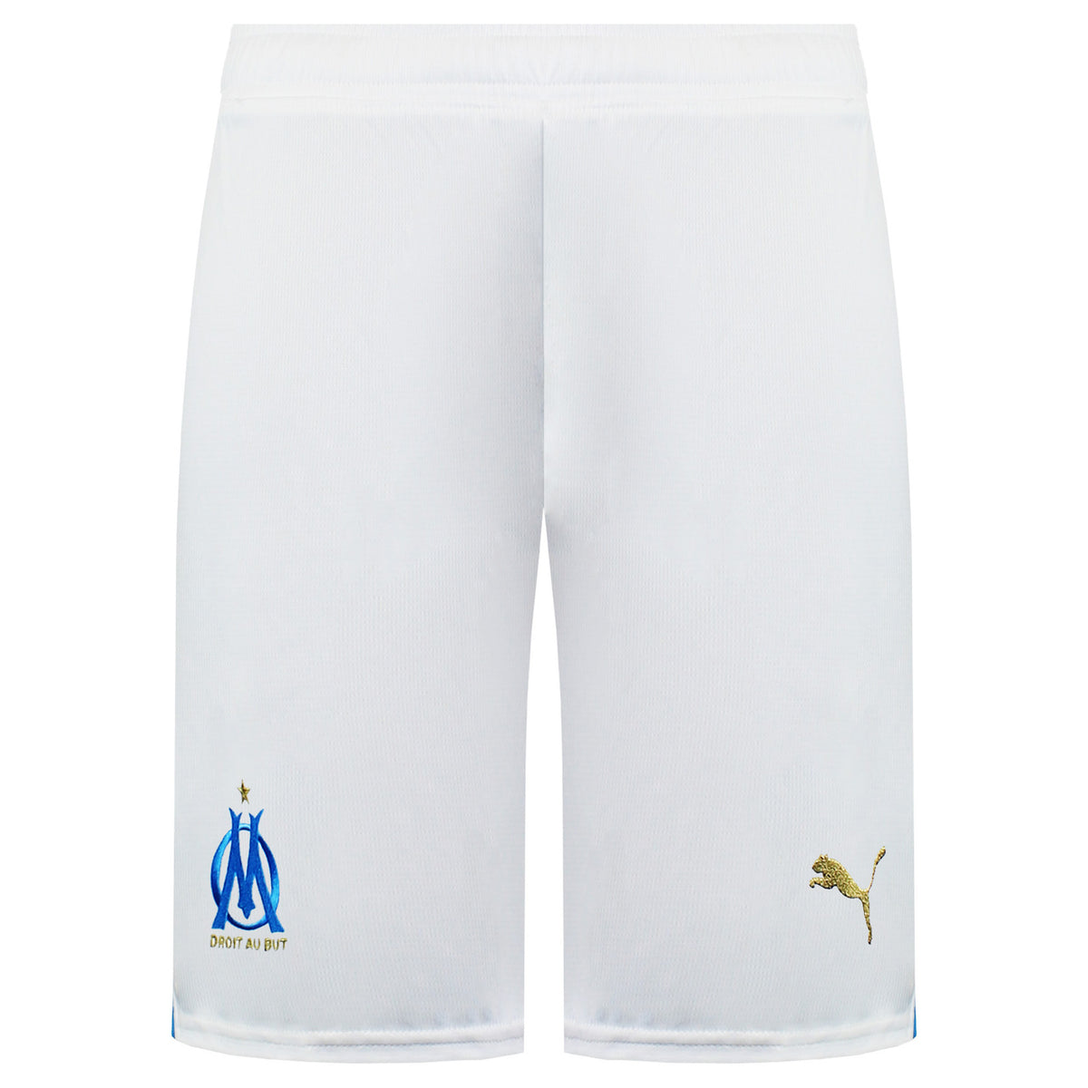 Puma Olympique de Marseille Mens White Football Shorts