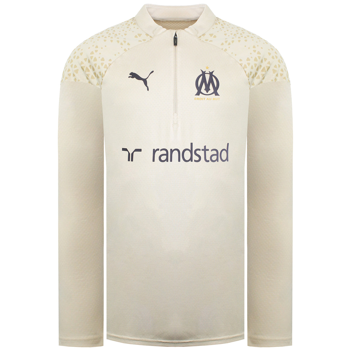 Puma Olympique Marseille Mens Sand Football Top