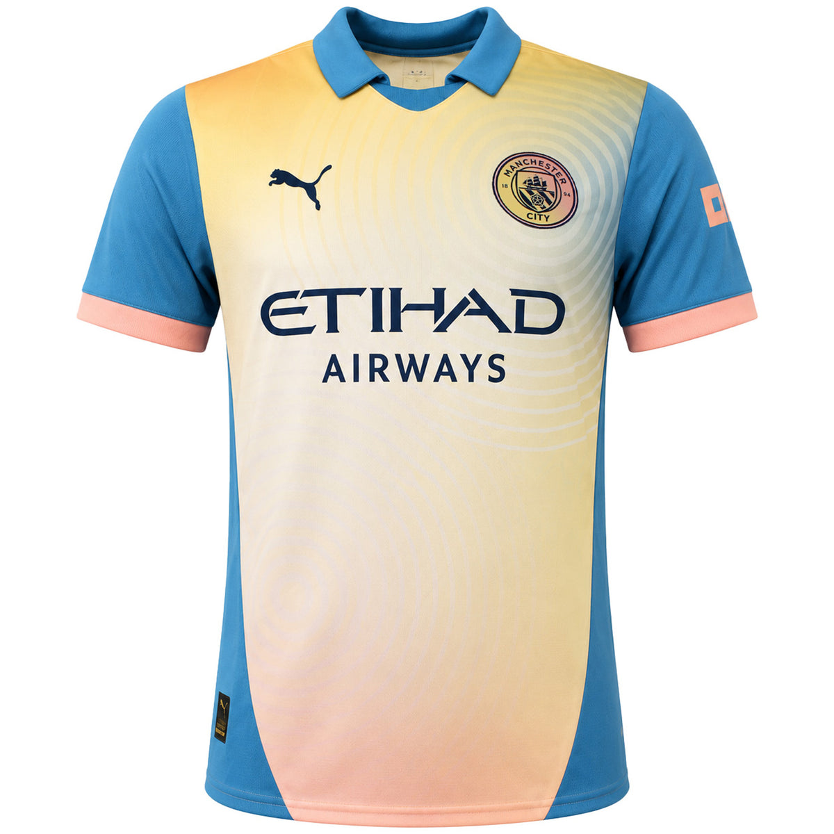 Puma Manchester City Fourth Mens Yellow Football Jersey