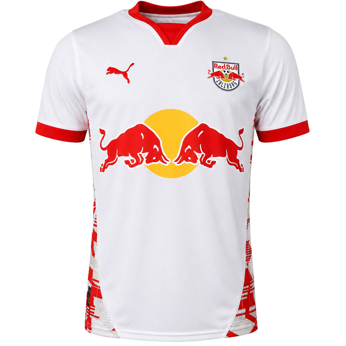 Puma Red Bull Salzburg Mens White Home Replica Jersey