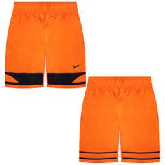 Nike Logo Kids Orange/Black Shorts