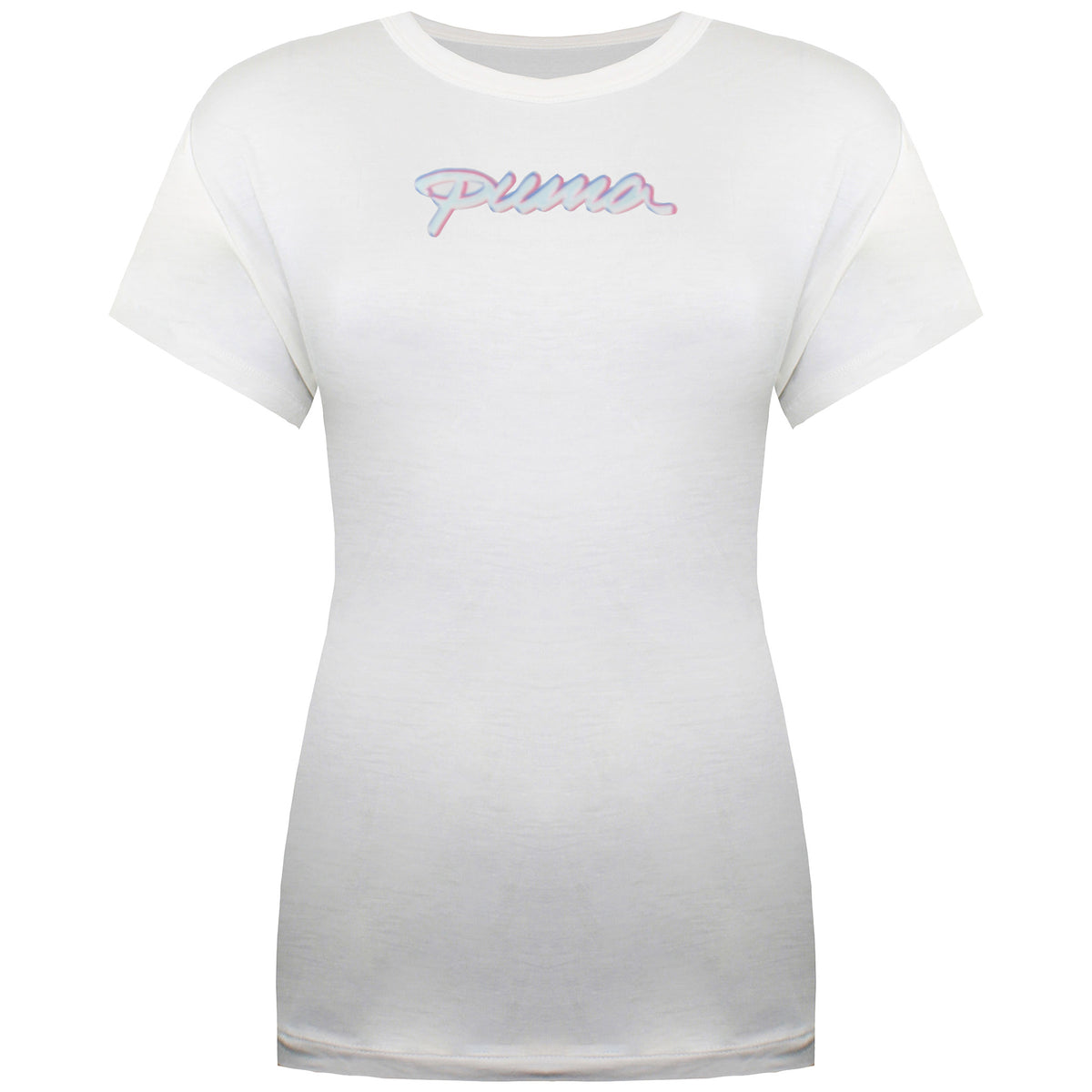 Puma Script Kids White T-Shirt