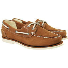 Timberland Amherst 2 Eye Womens Brown Boat Shoes