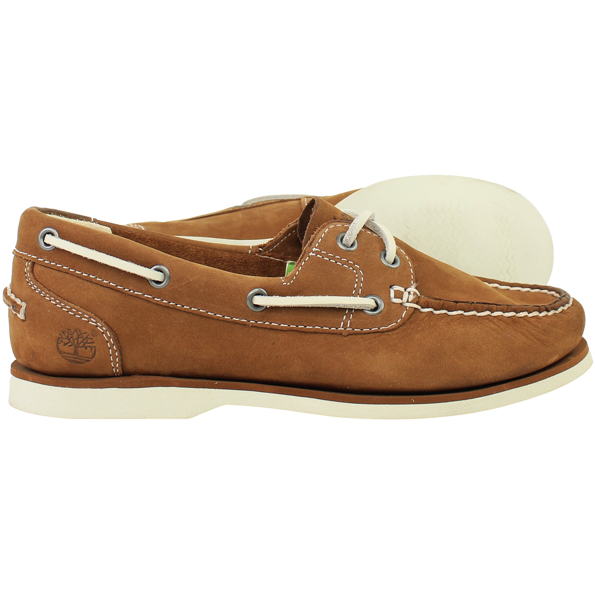 Timberland Amherst 2 Eye Womens Brown Boat Shoes