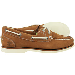 Timberland Amherst 2 Eye Womens Brown Boat Shoes