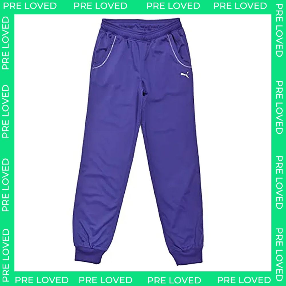 Puma Logo Kids Purple Track Pants