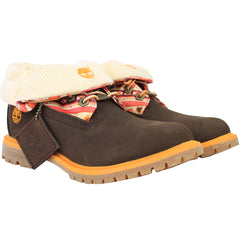 Timberland Authentic Roll Top Womens Brown Boots
