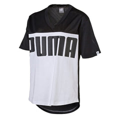 Puma Style Rebel 68 Short Sleeve Black/White Womens T-Shirt 839647 01