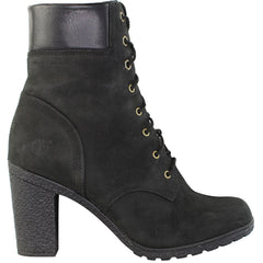 Timberland 6inch Glancy Womens Black Heel Boots