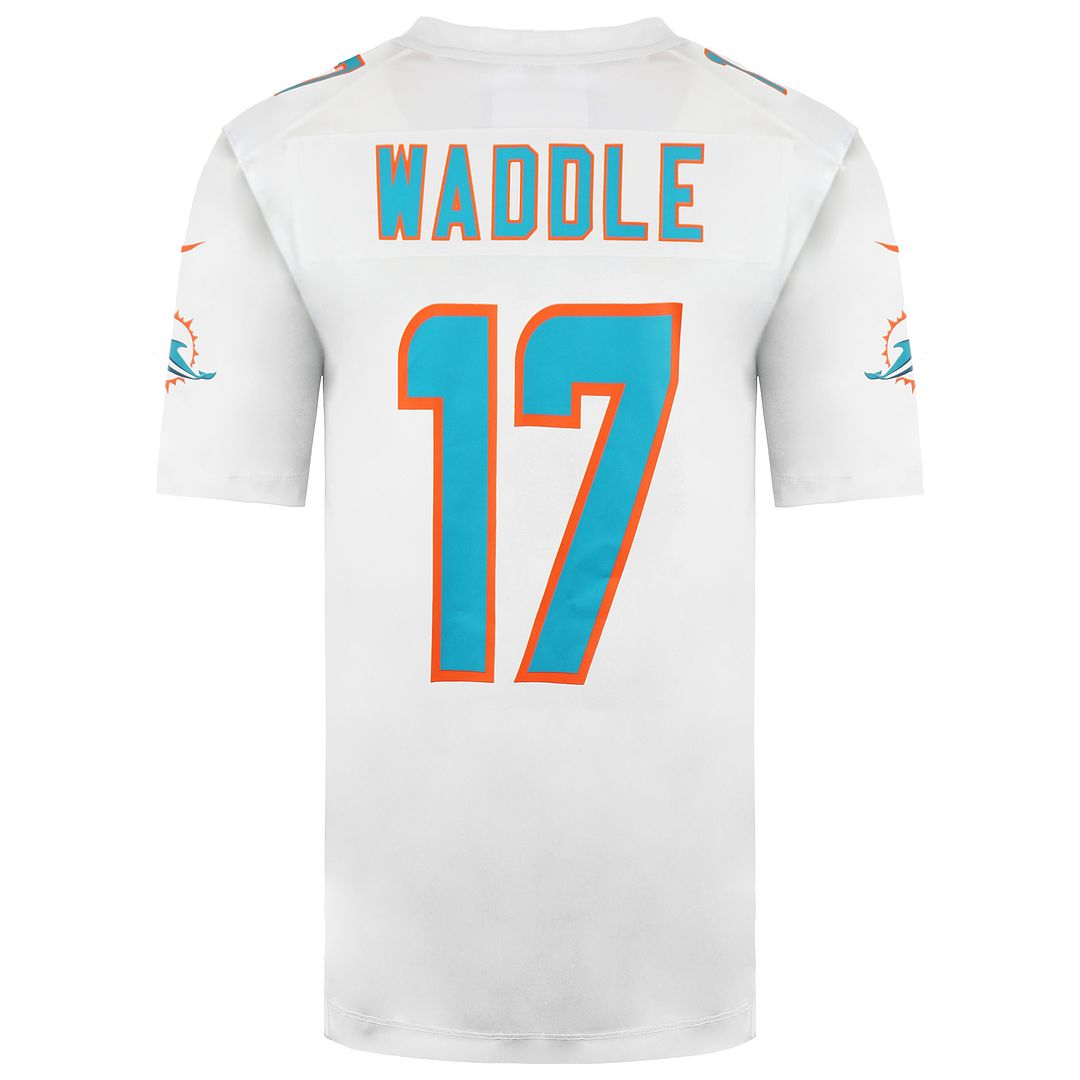 Nike NFL Miami Dolphins 17 Jaylen Waddle Mens Jersey