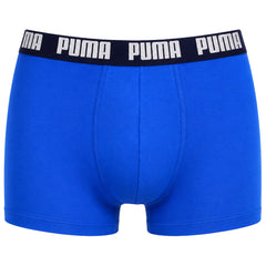 Puma 2-Pack Basic Mens Blue Boxer Shorts