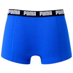 Puma 2-Pack Basic Mens Blue Boxer Shorts