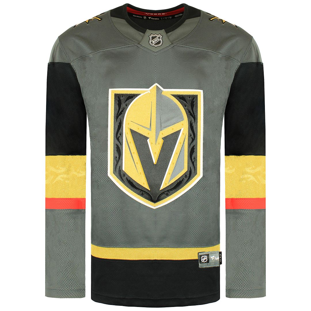 Fanatics NHL Vegas Golden Knights Mens Grey Breakaway Jersey