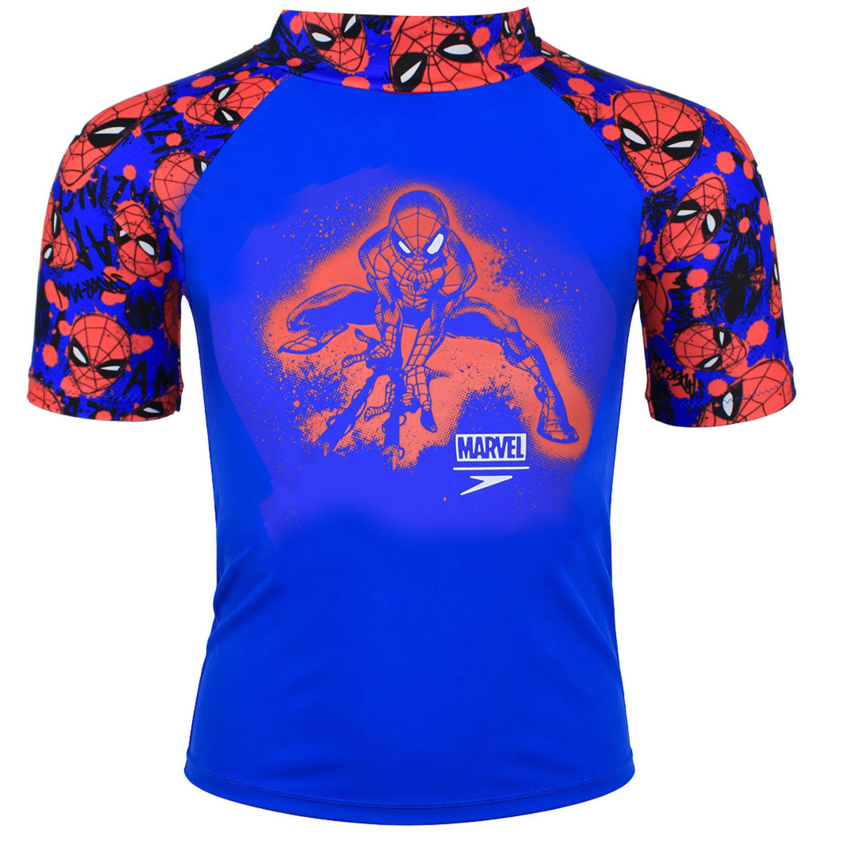 Speedo Spider-Man Kids Blue Sun Top Protection