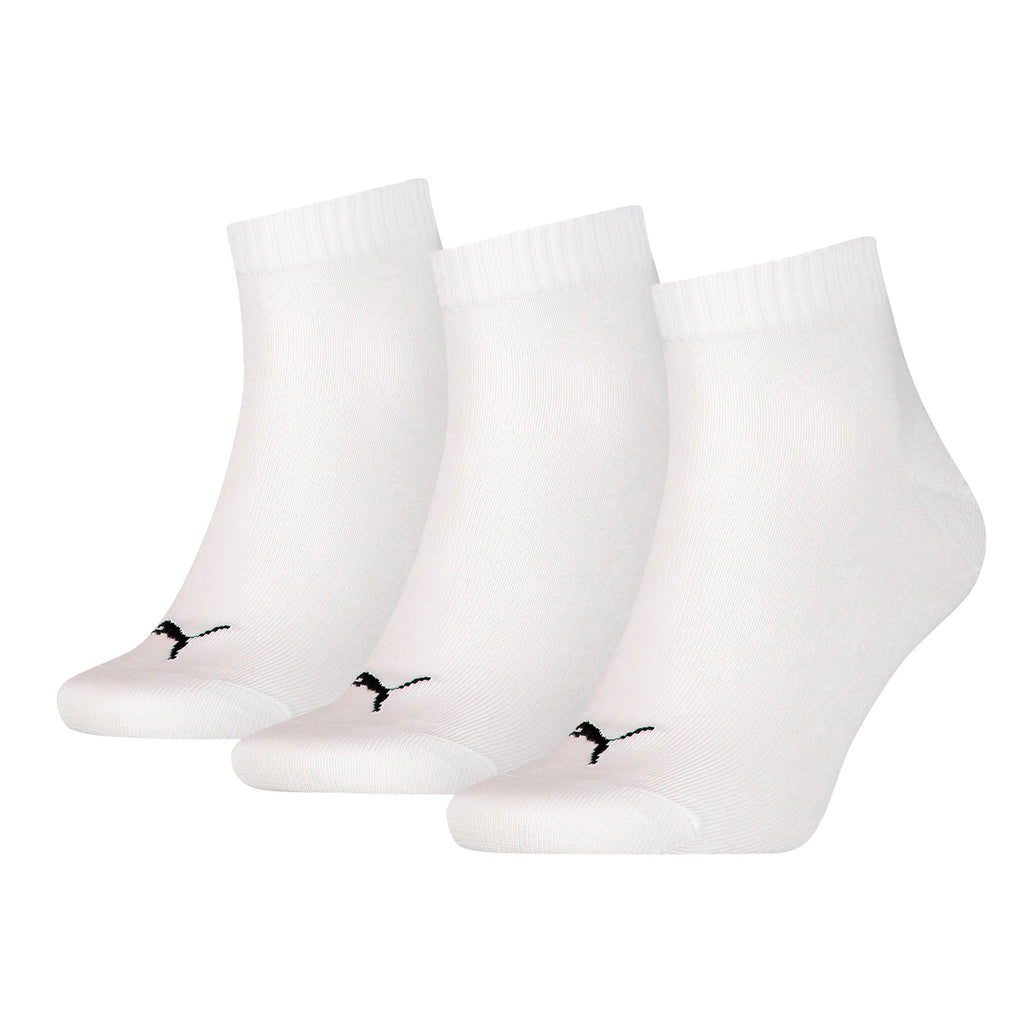 Puma 3-Pack Mens White Shoe Liner Socks