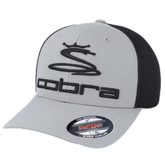 Cobra King Pro Tour Flexfit Mens Black Grey Golf Cap 909184 04