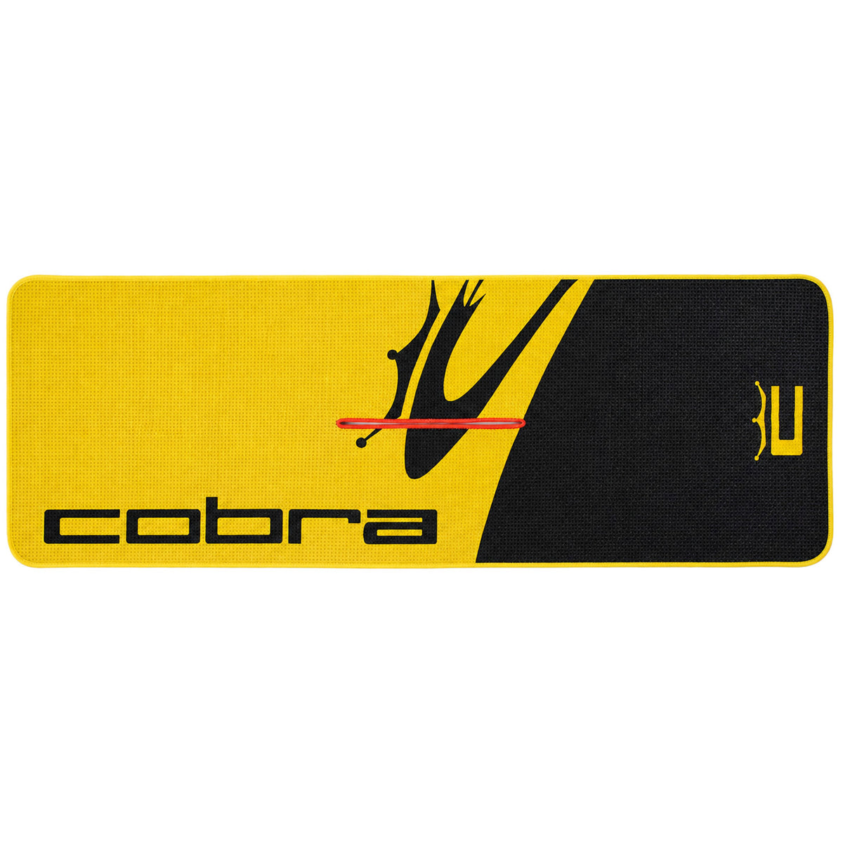 Cobra Crown C Yellow/Black Golf Towel